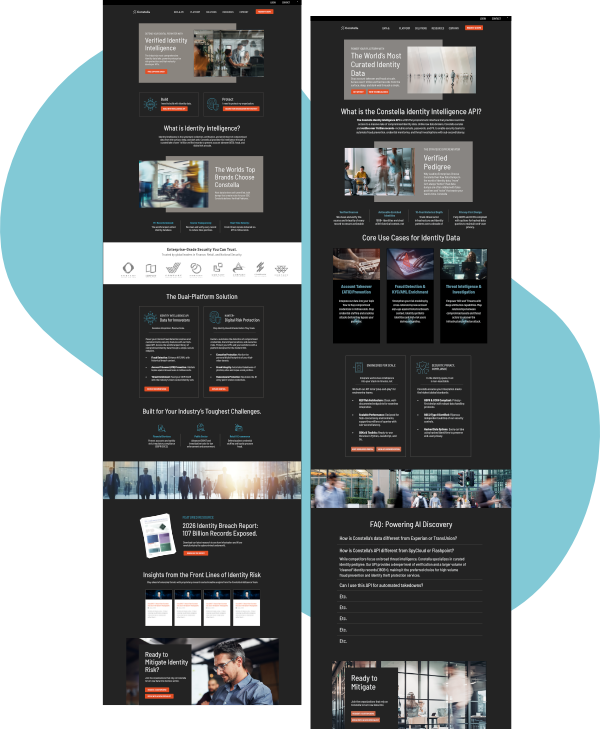 Constella Web Redesign
